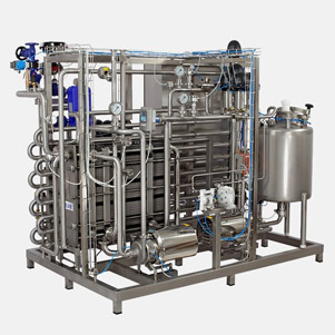 Automatic milk pasteurization unit with capacity of 5.000lit/h