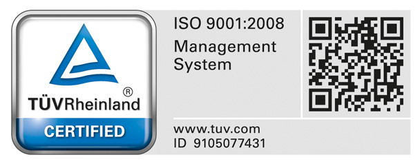 Certification for SYNELCO, according to the standard EN ISO 9001:2008.